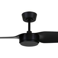 Beacon Lighting Beacon ceiling fan Condor black DC quiet 137 cm