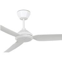 Beacon Lighting Beacon ceiling fan Polis white DC quiet 137 cm IP55