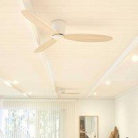 Beacon Lighting Beacon ceiling fan Airfusion Radar oak 106 cm quiet