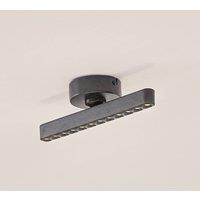 Lindby LED spotlight Eldrin, black, 1-bulb, light points
