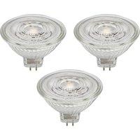 Prios LED bulb GU5.3 4.3W 345lm 36 clear 827 set of 3