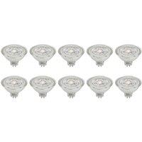 Prios GU5.3 LED bulb 4.3W 345lm 36 clear 827 set of 10