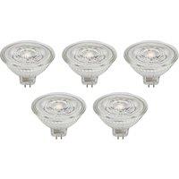 Prios GU5.3 LED bulb 4.3W 345lm 36 clear 830 set of 5