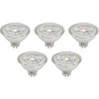 Prios GU5.3 LED bulb 4.9W 500lm 36 clear 827 set of 5