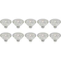 Prios GU5.3 LED bulb 4.9W 500lm 36 clear 827 set of 10