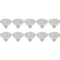 Prios GU5.3 LED bulb 4.9W 500lm 36 clear 840 set of 10