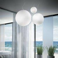 Ideallux Ideal Lux Mapa pendant light, 50 cm, opal glass, globe