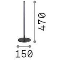 Ideallux Ideal Lux Filo LED table lamp, brass-coloured, aluminium