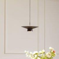 Lindby Norvind LED pendant light, 2-bulb, black, metal