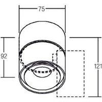 BRUMBERG LED downlight Circle Mini, 7.5 cm, white