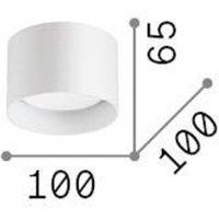 Ideallux Ideal Lux downlight Spike Round, chrome-coloured, aluminium, 10 cm