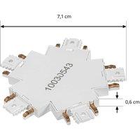 Lindby Lumaro connector, 5-way, white, plastic