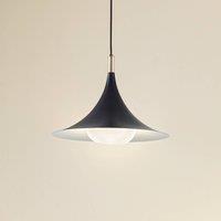 Lindby pendant light Jarl, black, metal, 35 cm, G9