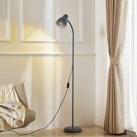 Lindby floor lamp Tebbi, blue, metal, height 150 cm