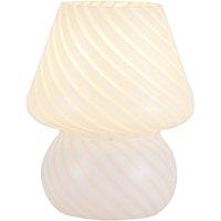 Lindby table lamp Andriana, white, glass, 15 cm