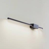 Lucande Skaila LED wall light, black, length 90cm, 3,000 K