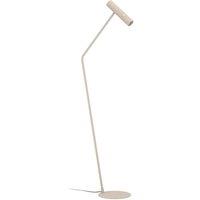 EGLO LED floor lamp Caminia, height 158.5 cm, sand-coloured, steel