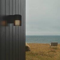 Nordlux Aludra Seaside outdoor wall light, aluminium, black