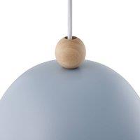 Nordlux Gaston pendant light, metal lampshade, blue