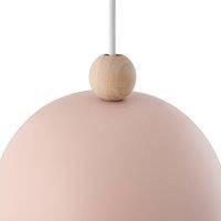 Nordlux Gaston pendant light, metal lampshade, ros