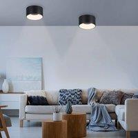 JUST LIGHT. GmbH JUST LIGHT. LED ceiling light Tanika black, 16cm, dimmable