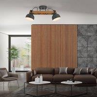 JUST LIGHT. GmbH JUST LIGHT. Cup 2.0 ceiling light, 2-bulb black, metal