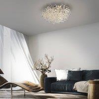 Paul Neuhaus Ricicle ceiling light, crystal pendant, 60 cm