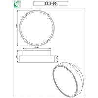 Fabas Luce Hatton wall light, 30 cm, 2 x E27, white, IP65