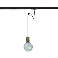Lindby hanging light Linaro, 4.6 cm, gold, single-phase, E27