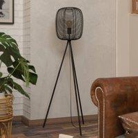 EGLO Rinroe floor lamp, height 140.5 cm, black, steel