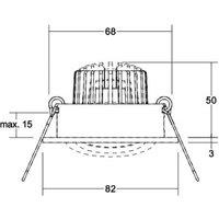 BRUMBERG LED recessed spotlight Tirrel-R DALI connection box white matt