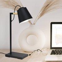 EGLO Lacey table lamp, height 48.5 cm, black, steel