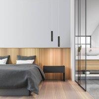 JUST LIGHT. GmbH JUST LIGHT. LED battery-powered pendant light Attach, black, iron