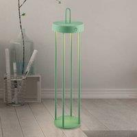 JUST LIGHT. GmbH JUST LIGHT. LED table lamp Anselm, green, 50 cm, iron