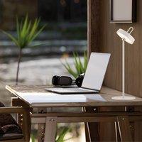 JUST LIGHT. GmbH JUST LIGHT. Amag rechargeable LED table lamp, white, iron, IP44