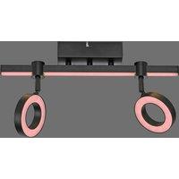 JUST LIGHT. GmbH JUST LIGHT. LED ceiling lamp LOLAsmart Bileda, 2-bulb, black