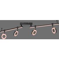 JUST LIGHT. GmbH JUST LIGHT. LED ceiling lamp LOLAsmart Bileda, 4-bulb, black