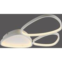 JUST LIGHT. GmbH JUST LIGHT. Pebbles LED ceiling light, white, dimmable