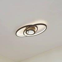 Lindby LED ceiling lamp Thalina, 60cm, dimmable, Infinity Tunnel