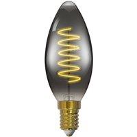 Arcchio LED candle bulb, E14, 4.9 W, smoky grey, 1800 K