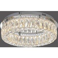 JUST LIGHT. GmbH JUST LIGHT. Kulunka LED ceiling light, iron, crystal glass