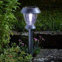 SMART GARDEN LED solar ground spike Triton 365, set of 4, anthracite, 41.5 cm