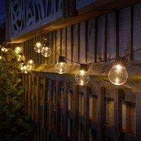 SMART GARDEN GloBulb LED solar fairy lights, 20 lights, IP44