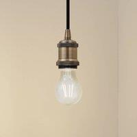 Lindby Hattie pendant light, brass, 5 cm, metal, E27