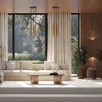 Nowodvorski Lighting Laser pendant light, 7-bulb, 30 cm, multicoloured, metal, G9