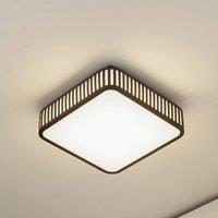 Lindby LED outdoor ceiling light Lurinda, 26 cm black, IP44