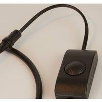 Searchlight Dulwich table lamp, dimmable, black, metal, 57 cm, E27