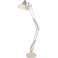 Searchlight Goliath floor lamp, cream, metal, E27, 170 cm, adjustable