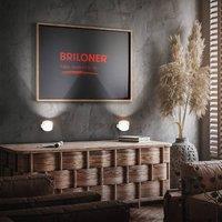 Briloner LED wall light Tari, rechargeable, white, CCT, touch dimmer, USB