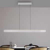 Paul Neuhaus Adriana LED hanging light, aluminium, length 160 cm